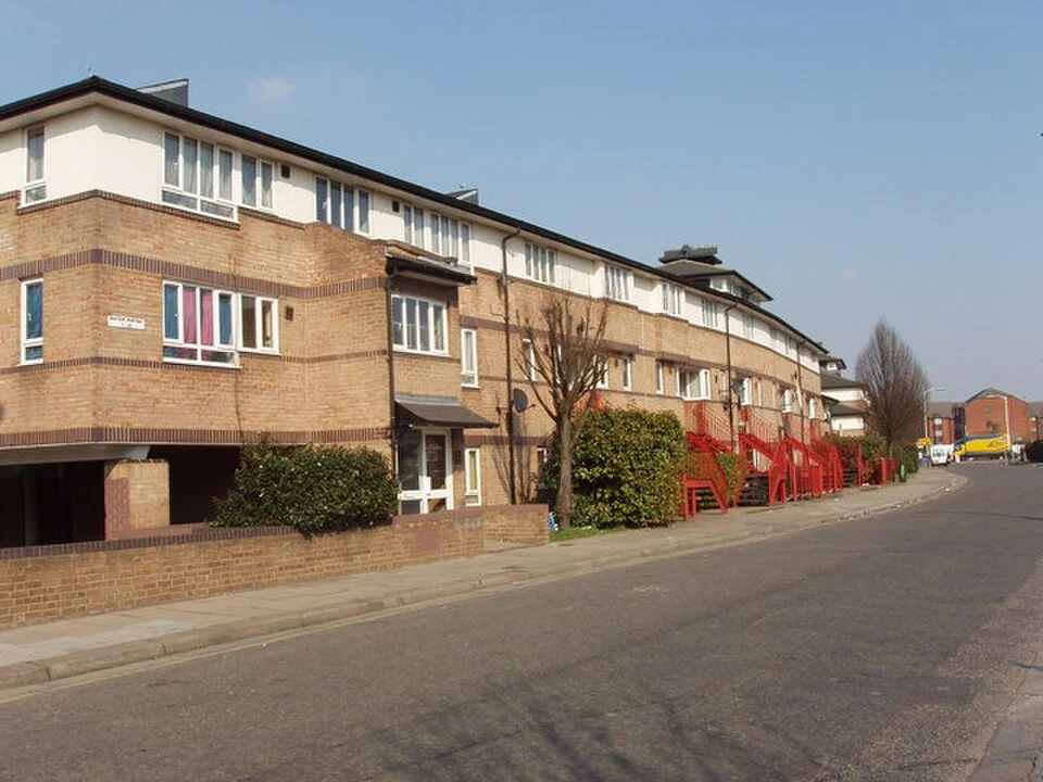 Terrace houses on Friary Road, North Acton
