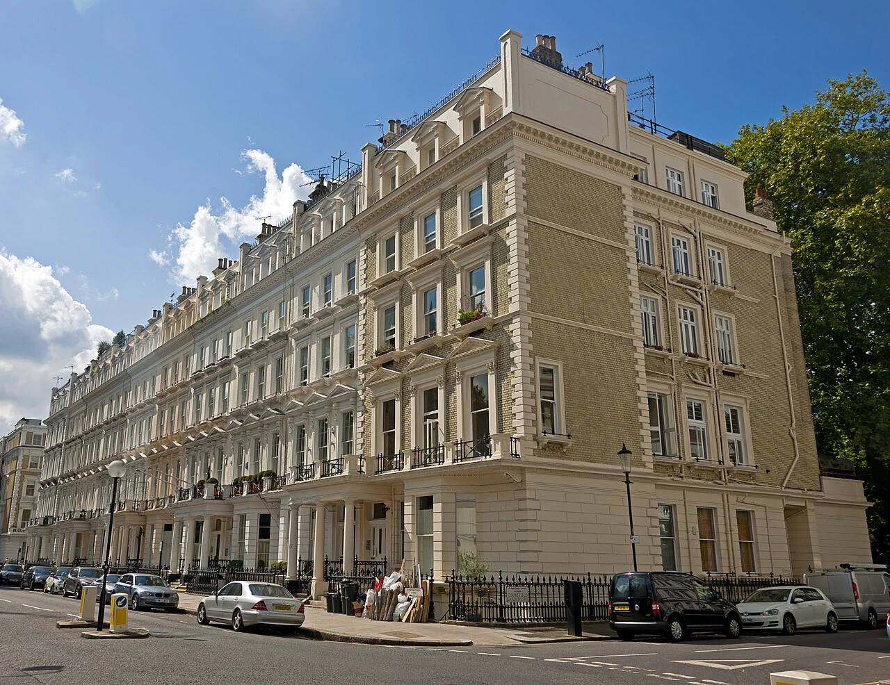 Houses on Collingham Road, Earl's Court, London