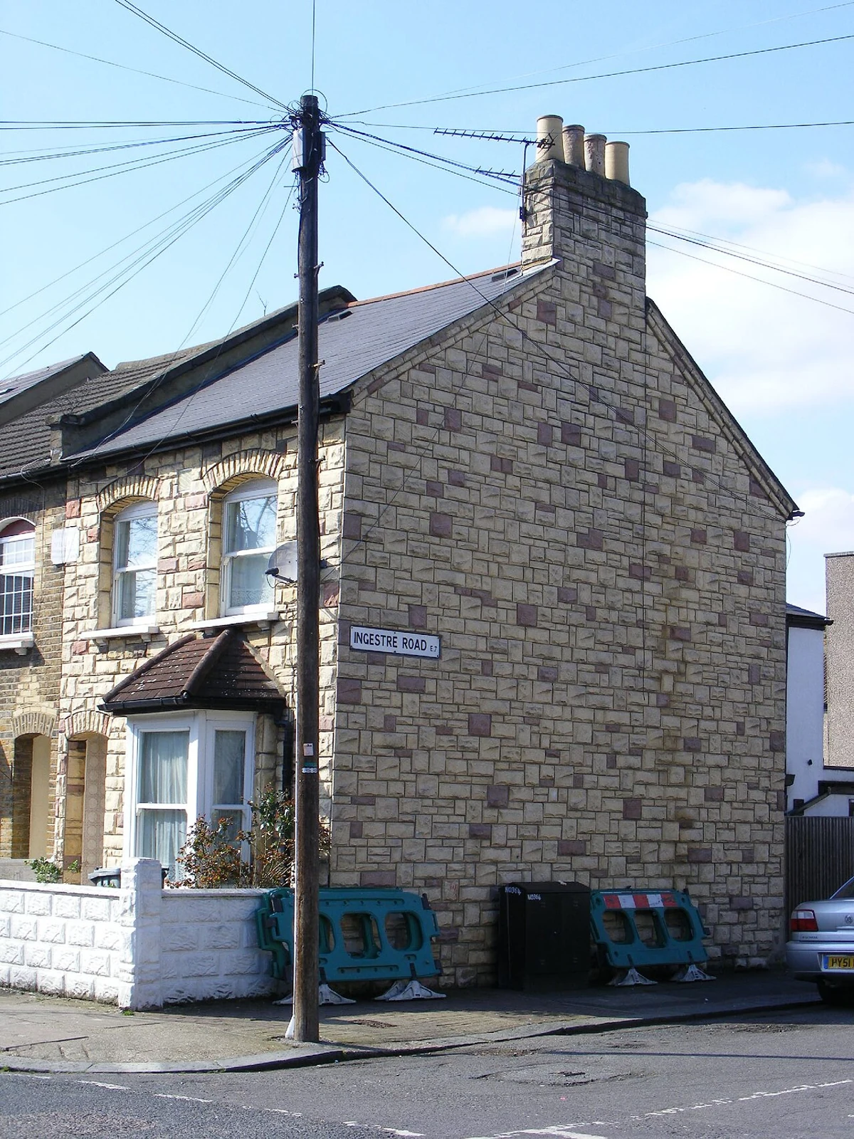 Stone Cladding in abundance, End of terrace, Forest Gate E7
