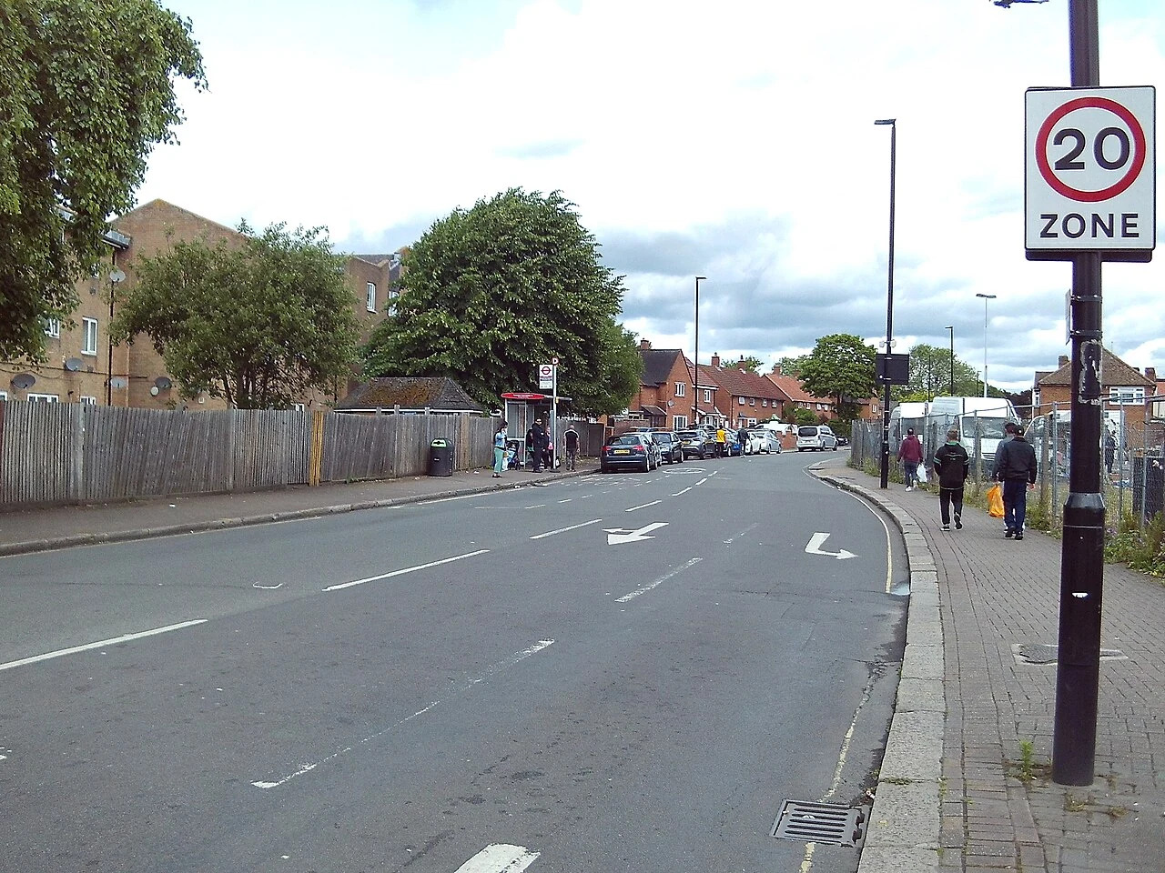 South end of Vicarage Farm Road, Hounslow