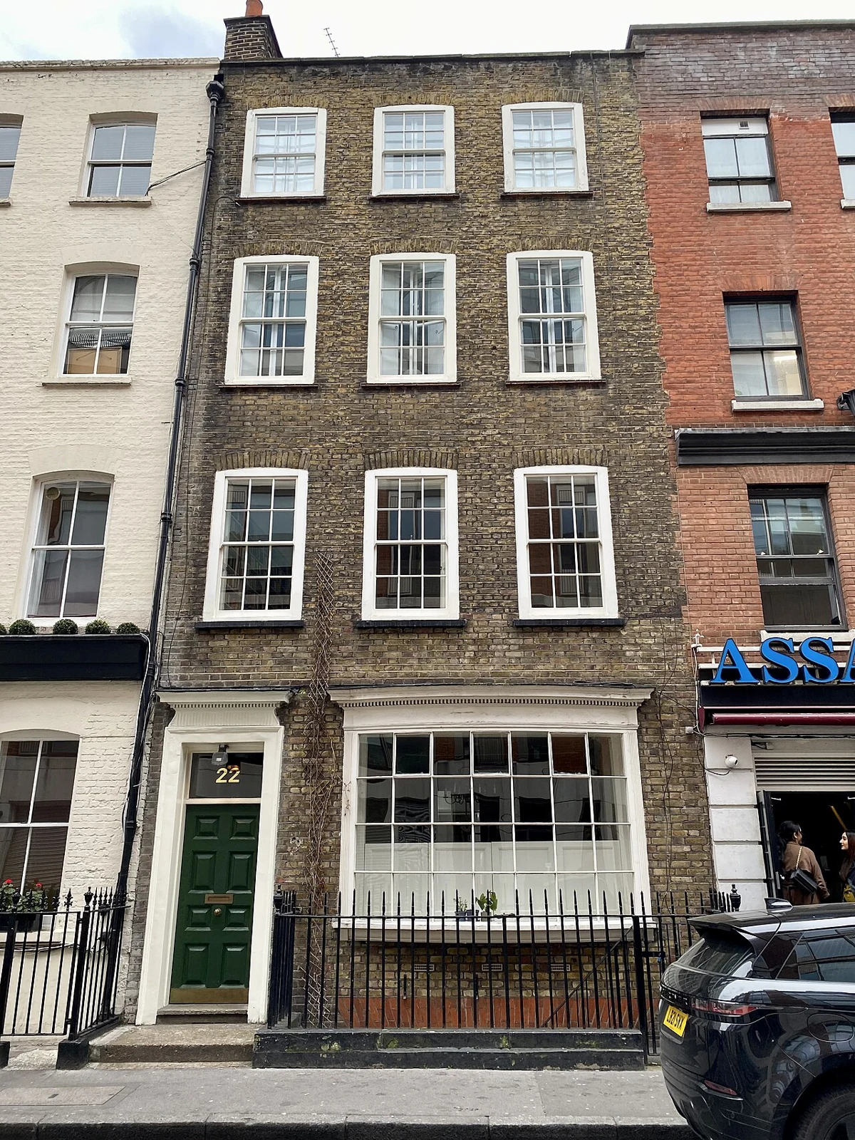 22 Romilly Street, Soho, April 2023