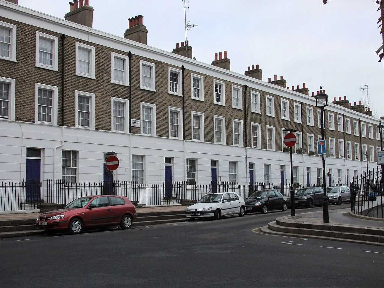 Houses in Ponsonby Place, Westminster