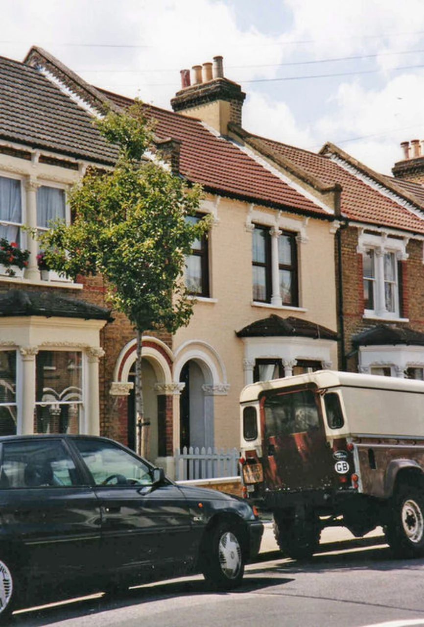 Terraced houses on Selkirk Road in Tooting